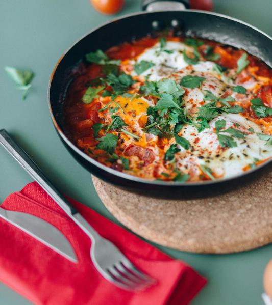 Shakshuka with Organic Tomato Pasta Sauce